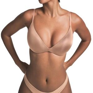 SOLD! NWT SKIMS WIRELESS FORM PUSH UP PLUNGE BRA | sienna | 34DDD / 34F